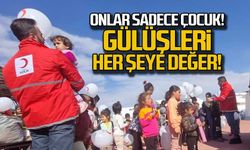 Kdz. Ereğli Kızılay depremzede çocukların yüzlerini güldürdü