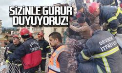 Devrek İtfaiyesi deprem bölgesinden döndü