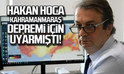 Hakan Kutoğlu Kahramanmaraş depremi için uyarmıştı