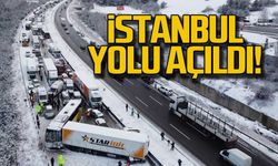 Kaza sonrası İstanbul yolu açıldı!