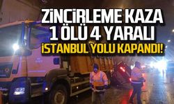 Bolu Dağı Tüneli'nde zincirleme kaza! 1 ölü 4 yaralı