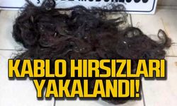 Kablo hırsızları yakalandı!