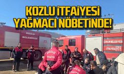 Kozlu itfaiyesi yağmacı nöbetinde