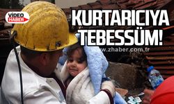 Kurtarıcıya tebessüm!
