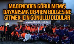 Madenciden görülmemiş dayanışma Deprem bölgesine gitmek için gönüllü oldular