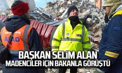 Madenciler için Bakan Akar ile görüştü!