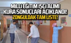Milli Eğitim'de işe alınacaklar belli oldu... Zonguldak kura sonuçları
