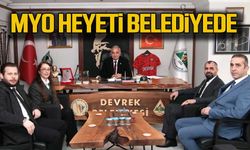MYO heyeti Devrek Belediyesi'nde