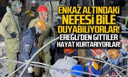 Enkaz altındaki nefesi bile duyabiliyorlar...