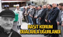 Raşit Korum dualarla uğurlandı