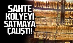 Zonguldak'a geldi. Kuyumcuyu dolandırmaya çalıştı