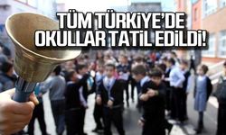 Tüm Türkiye'de okullar 20 Şubat'a kadar tatil!