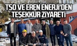 TSO ve Eren Enerji'den teşekkür ziyareti
