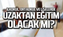 İlkokul, ortaokul ve liselerde uzaktan eğitim olacak mı?
