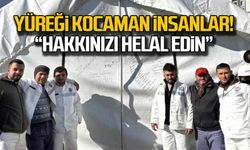 Madenciler kaldıkları çadıra not yazarak ayrıldılar