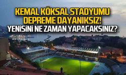 Karaelmas Kemal Köksal Stadyumu depreme dayanıksız!