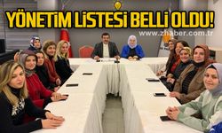 Zonguldak AK Parti İl Kadın Kolları yönetim listesi belli oldu!