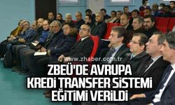 ZBEÜ'de Avrupa Kredi Transfer Sistemi eğitimi verildi