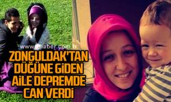 Zonguldaklı Özge Sevim Balcı ve Emin Balcı depremde can verdi!