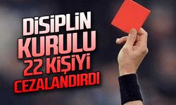 Disiplin Kurulu 22 Kişiyi Cezalandırdı..