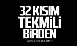 32 Kısım Tekmili  Birden
