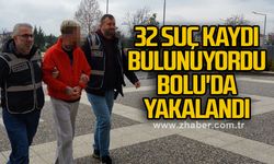 32 suç kaydı bulunuyordu, Bolu'da yakalandı