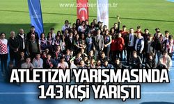 Atletizm yarışmasında 143 kişi yarıştı