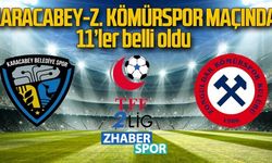 Karacabey-Z. Kömürspor maçında 11’ler belli oldu…