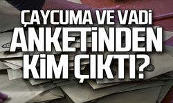 Çaycuma ve Vadi anketinden kim çıktı!