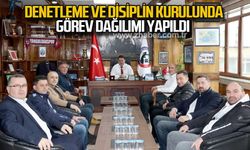 Denetleme ve Disiplin kurulunda görev dağılımı yapıldı