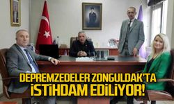 Depremzedeler Zonguldak'ta istihdam ediliyor!