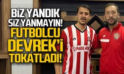 Futbolcu Devrek'i dolandırdı!