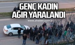 Bartın'da trafik kazası... Genç kadın ağır yaralandı