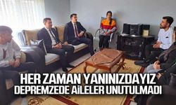 Özdemir ve Altun depremzedeleri ziyaret etti