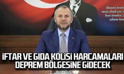Gıda kolisi alınmayacak... Deprem bölgesine gönderilecek!