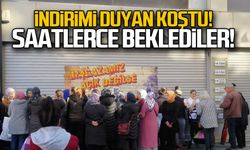 İndirimi duyan koştu... Gazipaşa'da izdiham!