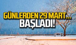 Günlerden 29 Mart… Zonguldak, Bartın, Karabük, Bolu, Düzce’de kar başladı