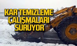 Kar temizleme çalışmaları sürüyor