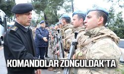 Komandolar Zonguldak'ta