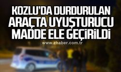 Kozlu’da durdurulan araçta uyuşturucu madde ele geçirildi