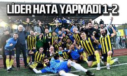 Lider hata yapmadı 1-2