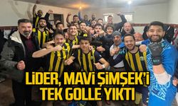 Lider, Mavi Şimşek’i Tek Golle Yıktı