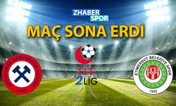 Z. Kömürspor-Etimesgut Belediyespor maçı sona erdi