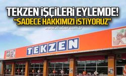 TEKZEN'de eylem var! İşçiler hakkını istiyor!