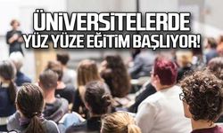 Üniversitelerde yüz yüze eğitim 3 Nisan'da başlıyor