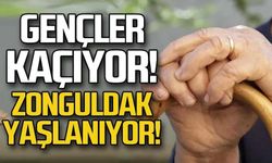 Gençler kaçıyor...Zonguldak yaşlanıyor!