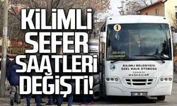 Kilimli-Zonguldak otobüs sefer saatleri değişti