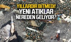 Kozlu sahilde yeni tıbbi atıklar nereden geliyor?