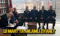 18 Mart'ta anlamlı ziyaret