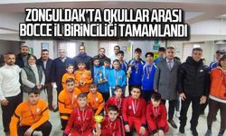 Zonguldak’ta okullar arası Bocce il birinciliği tamamlandı
